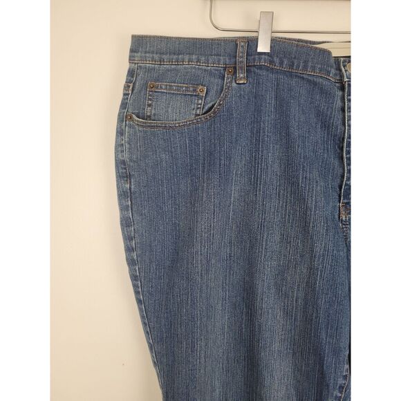 Venezia Jeans 28 Petite Womens Plus Size Medium Wash High Rise Flare - Picture 3 of 7